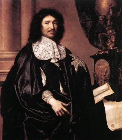 Portrait of Jean-Baptiste Colbert — Claude Lefèbvre, c. 1666