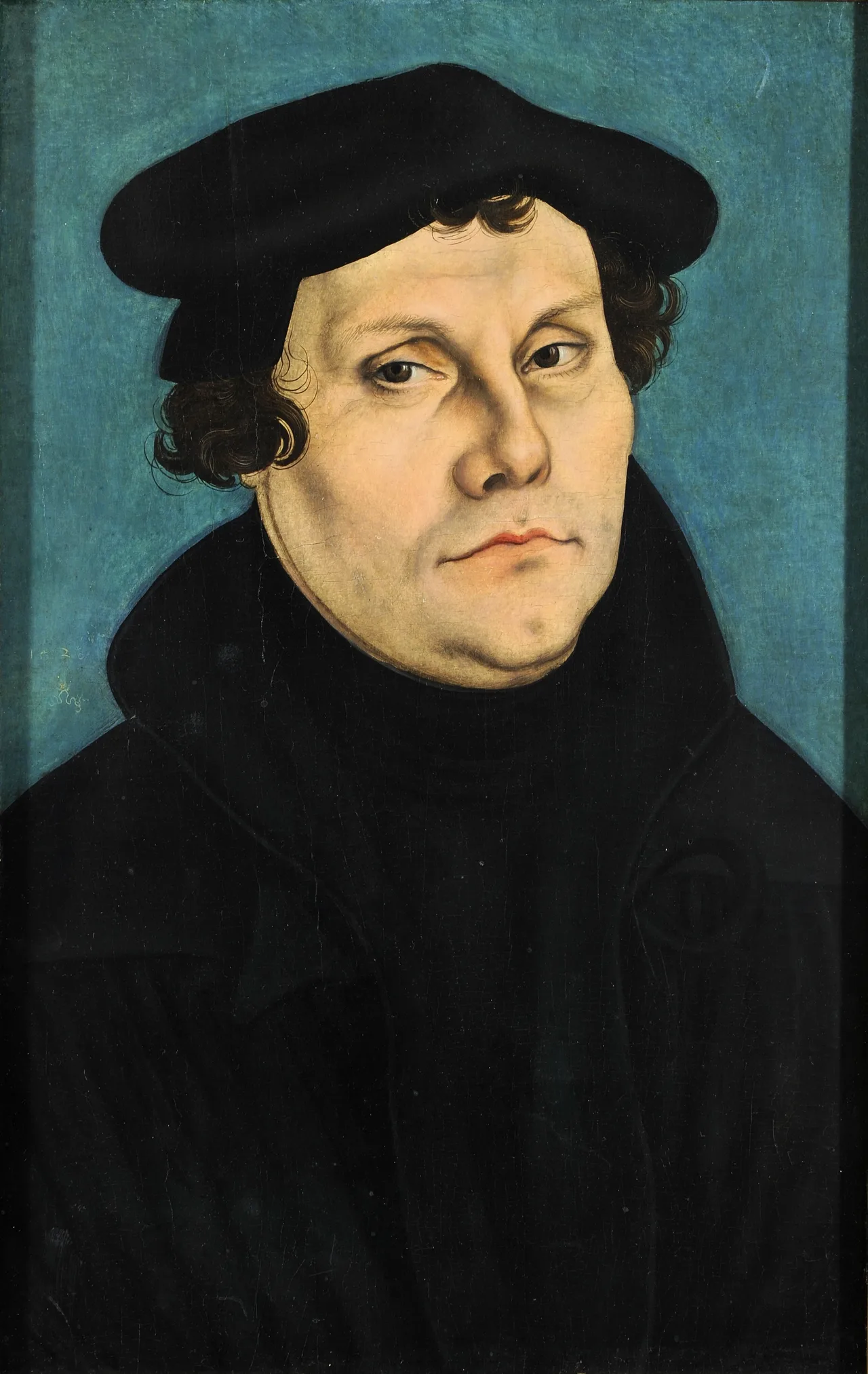 Portrait of Martin Luther — Lucas Cranach the Elder, 1528, Veste Coburg collection