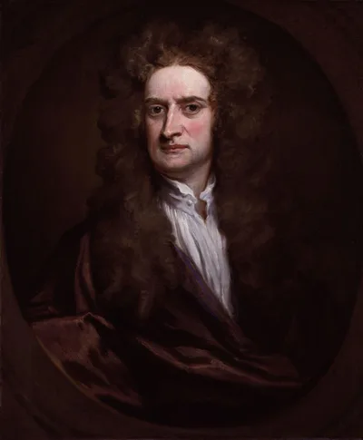 Portrait of Isaac Newton by Sir Godfrey Kneller, 1689