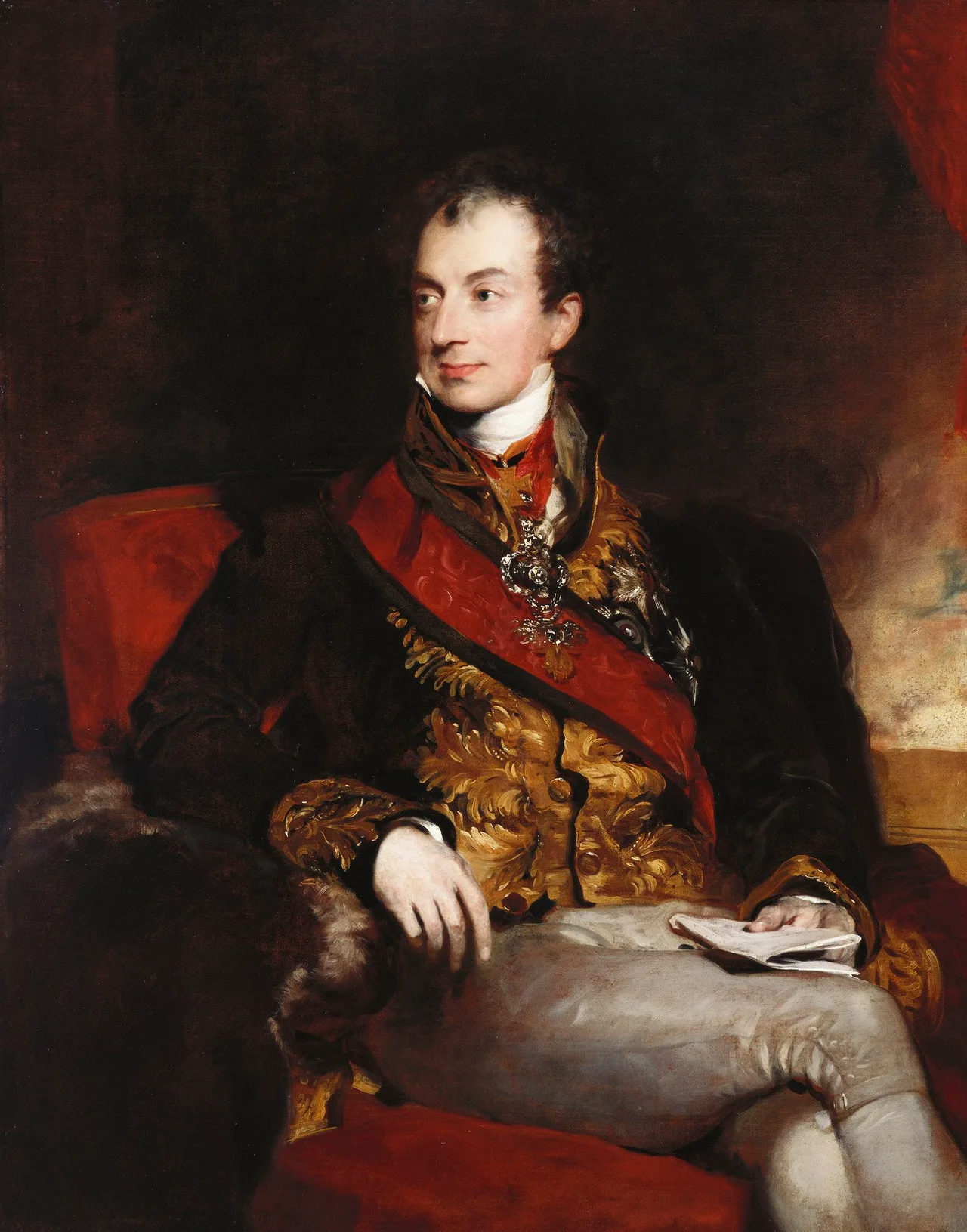 Thomas Lawrence'ın Klemens von Metternich portresi — Avusturya başbakanı, dikkatli ve mesafeli bir bakışla