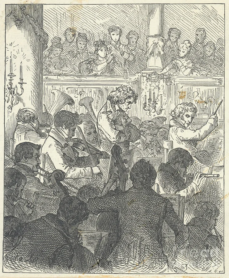 9. Senfoni'nin 1824 prömiyerinin konser afişi