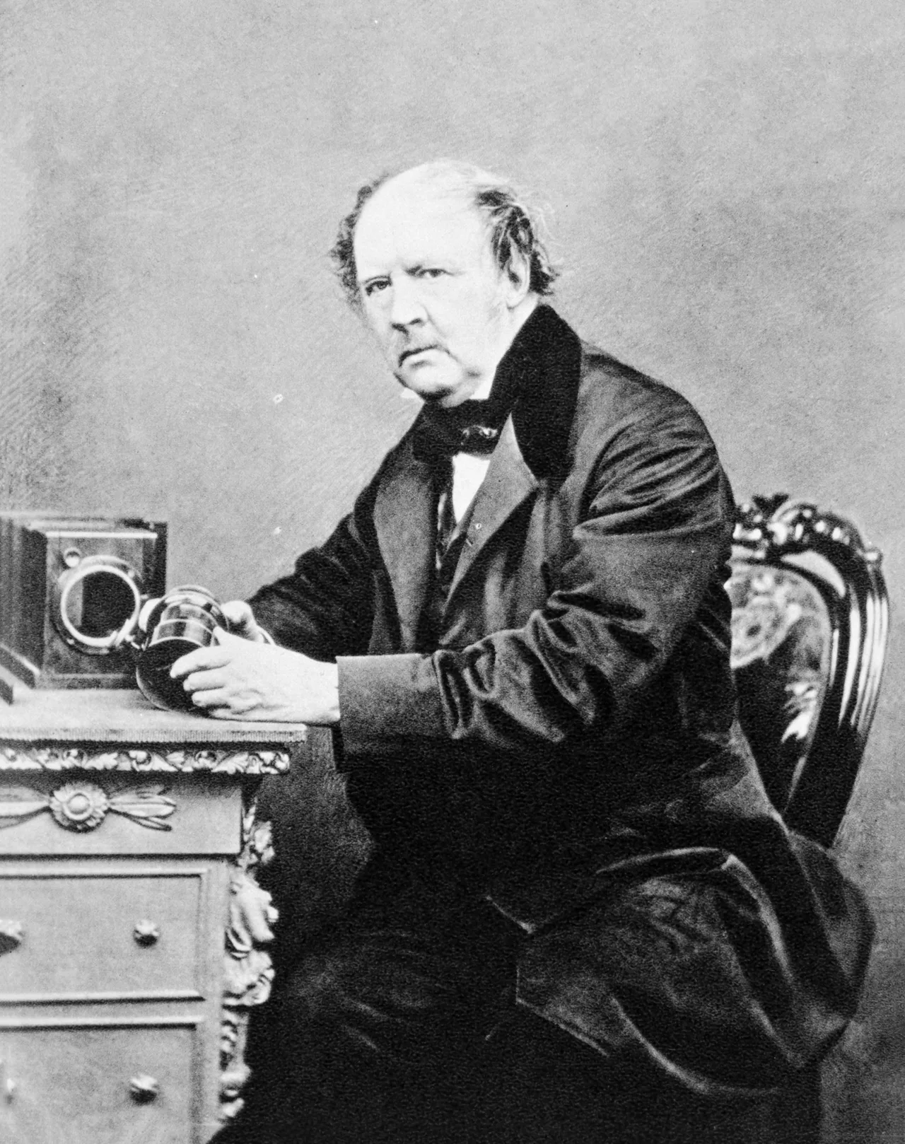 Photographic portrait of Henry Fox Talbot, 1864.