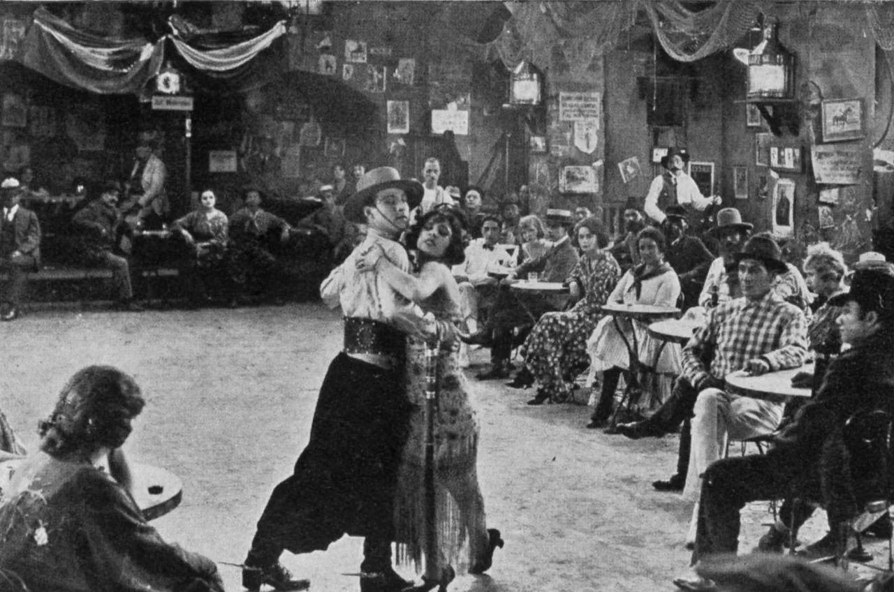 Rudolph Valentino's tango scene in the 1921 film The Four Horsemen of the Apocalypse