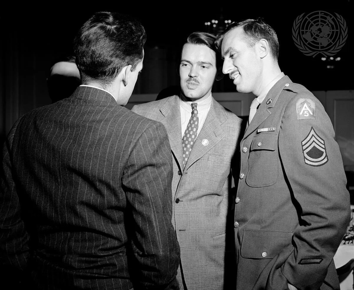San Francisco Konferansı'nda BM delegelerinin akşam yemeği, Nisan 1945