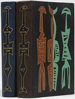 Cover of the 1949 Gallimard first edition of *Le Deuxième Sexe*: title and author name on a cream ground